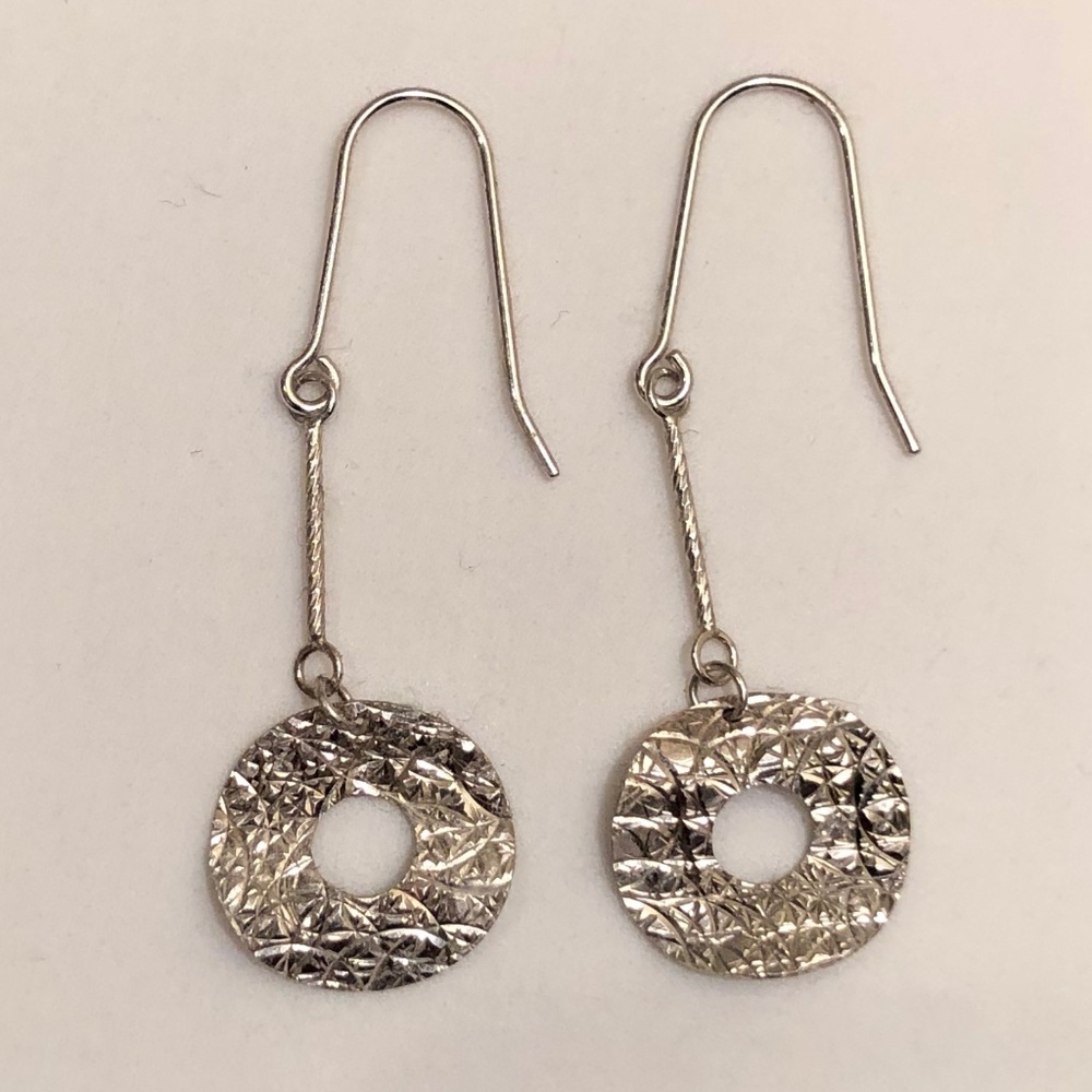 Silver earrings